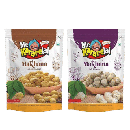 Makhana Magic Masala, Makhana Salt & Pepper (Combo of 2)