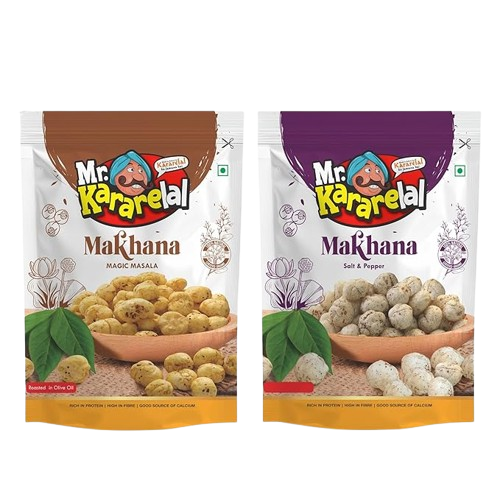 Makhana Magic Masala, Makhana Salt & Pepper (Combo of 2)