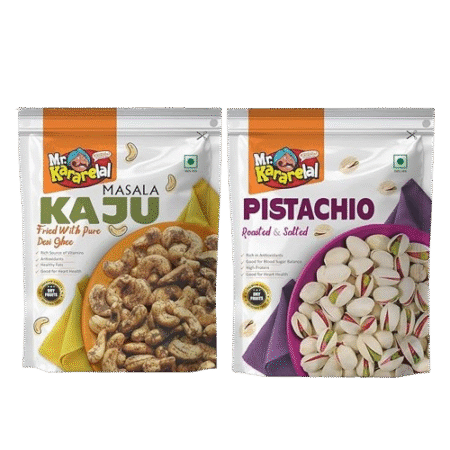 Kaju Masala, Pistachio – Roasted & Salted (Combo of 2)
